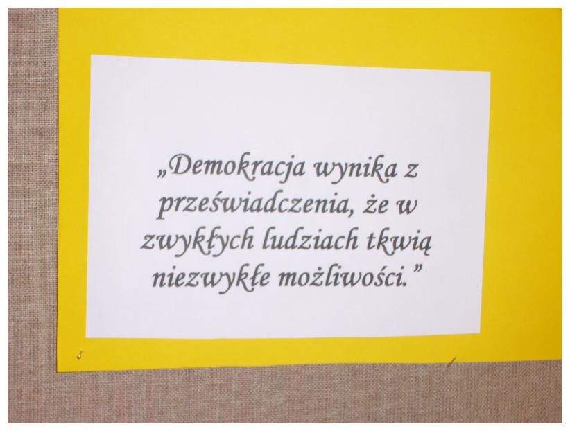 Wybory do samorzdu uczniowskiego gimnazjum
